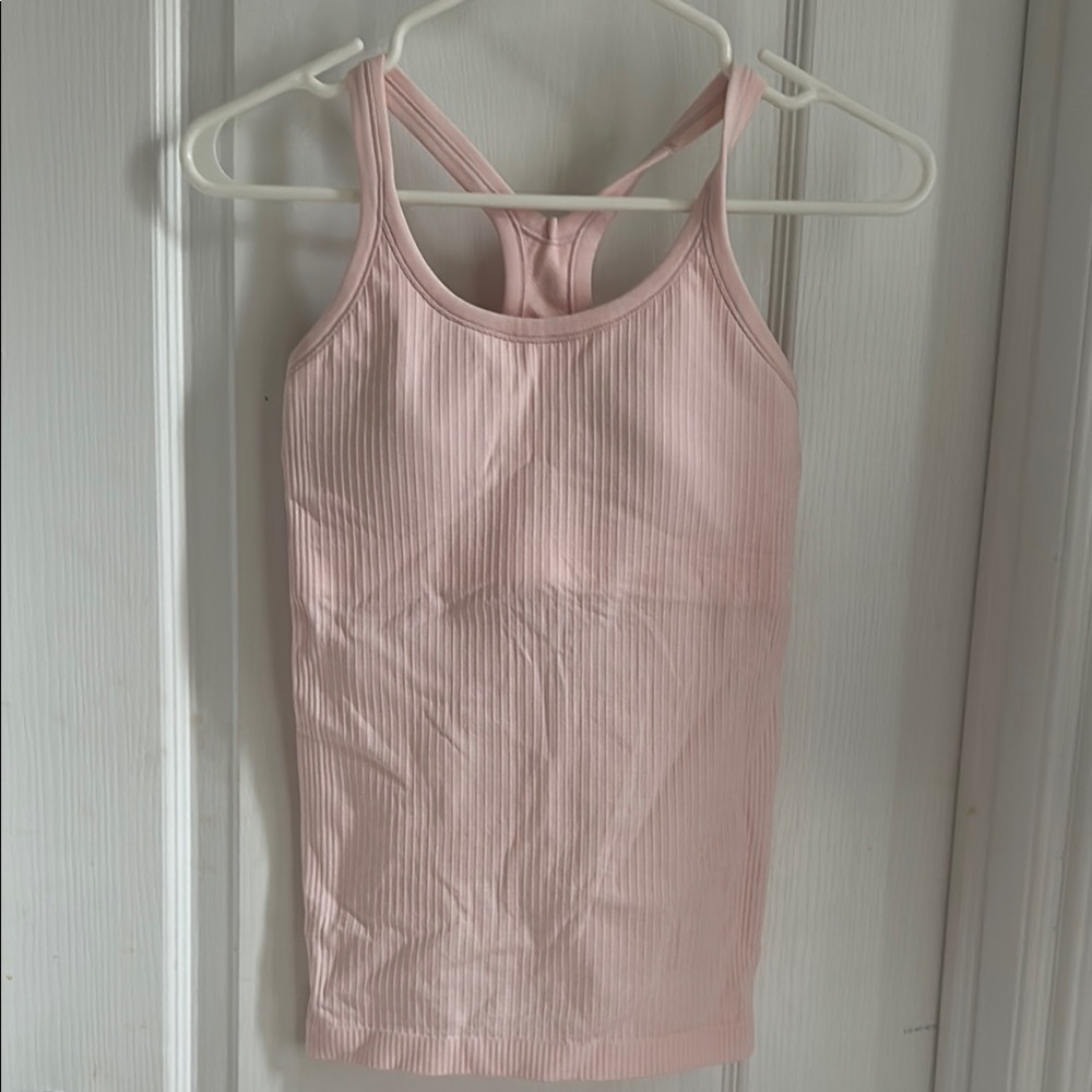 Lululemon EBB Tank in strawberry milkshake size 4